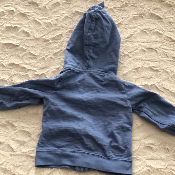 Carter's Blue Zip-Up Hoodie Sweatshirt - Picture 6 of 8